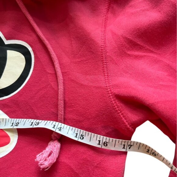 Paul Frank Pink Monkey Hoodie pullover size small - Picture 6 of 6